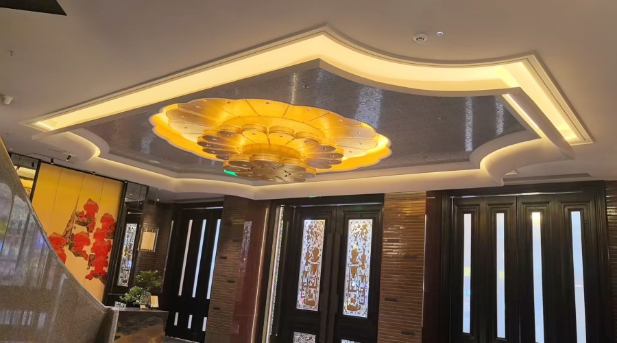 廣州酒家GRG異形吊頂 廣州酒家GRG異形吊頂